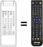 Télécommande équivalente Ctc 7500