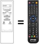 Télécommande équivalente Thorn 3 V 48