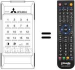 Mando a distancia equivalente 939P-03607