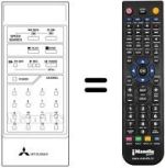 Mando a distancia equivalente 939P-10304