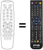 Mando a distancia equivalente Seg CT 2802
