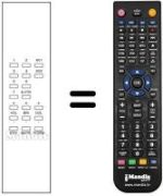 Télécommande équivalente A512220