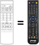 Télécommande équivalente A76M028030