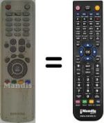 Mando a distancia equivalente Samsung LE 32M51B