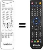 Télécommande équivalente AA59-10076P