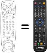 Mando a distancia equivalente LG AF-499 P