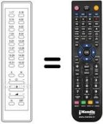 Mando a distancia equivalente AUTOVOX 32