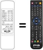 Télécommande équivalente B01302