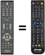 Mando a distancia equivalente B8080124-1