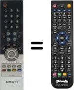 Mando a distancia equivalente Samsung LW 17M25CP