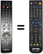 Mando a distancia equivalente Samsung LE 40M91