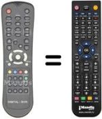 Mando a distancia equivalente OPTEX BT6600-TS