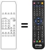 Télécommande équivalente RC 54591