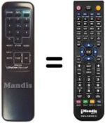 Télécommande équivalente CCS-105