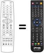 Mando a distancia equivalente LG CL 29A 40RQ