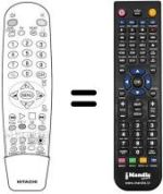Replacement remote control CLE 915 A