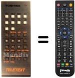 Replacement remote control CT-937