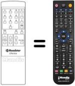 Replacement remote control CTV 514