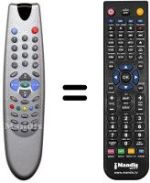 Télécommande équivalente Ctc CTV 520 ST