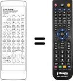 Mando a distancia equivalente CU-SD 025