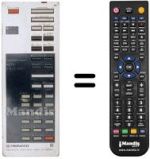 Mando a distancia equivalente CU-SD 5T