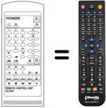Mando a distancia equivalente Pioneer SV 2803