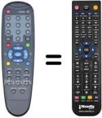 Mando a distancia equivalente United DVBT 9080