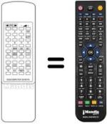 Mando a distancia equivalente DIGICOMPUTER 36 KEYS