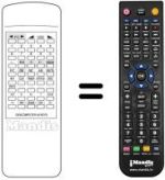 Télécommande équivalente TELEGAZI CTV 9Z85