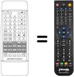 Mando a distancia equivalente DIGICOMPUTER 58 KEYS