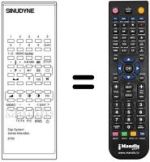 Télécommande équivalente DIGI SYSTEM 6700