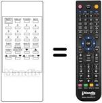Mando a distancia equivalente Supertech CTV 2610