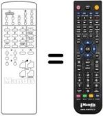 Télécommande équivalente Daewoo DMQ 2993