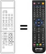 Mando a distancia equivalente DTV 2 DIGITAL