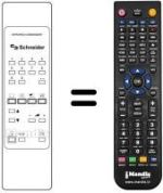 Mando a distancia equivalente DTV 3 DIGITAL