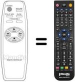 Télécommande équivalente Daewoo DVF 300