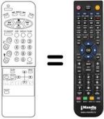 Mando a distancia equivalente Daewoo DVT 2085