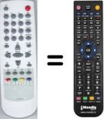 Replacement remote control Daewoo DTP 28