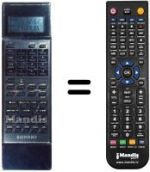 Mando a distancia equivalente Sanyo 3800 EX