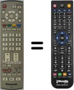 Télécommande équivalente Panasonic TX-23LX60 F