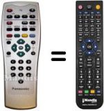 Télécommande équivalente Panasonic TU-CT41