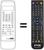 Replacement remote control FB 930 LCD