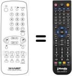 Mando a distancia equivalente G 1060 SA