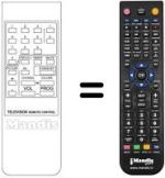 Mando a distancia equivalente Supertech CTV 1432