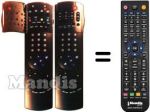 Mando a distancia equivalente Grundig GV-5050 VPS