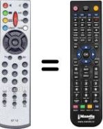Télécommande équivalente Atlantic W 8670 / 8671