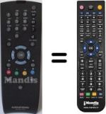 Mando a distancia equivalente Grundig VISION II 32 LXW 82-9620