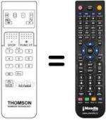Mando a distancia equivalente Thomson 63 MP 45 F