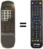 Replacement remote control HUTH 350