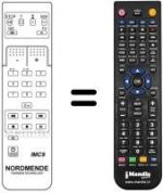 Mando a distancia equivalente NordMende SPACE SYSTEM STEREO 92